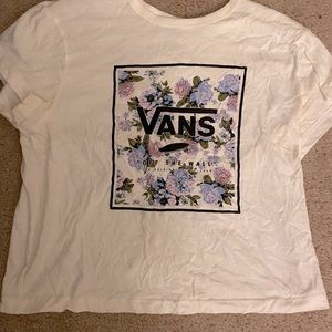This is a white vans shirt it’s super cute and yea